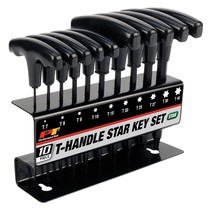 Performance Tool W80276 10-Piece Star T-Handle Allen Wrench Set, Long Arm Hex Ke - £29.56 GBP