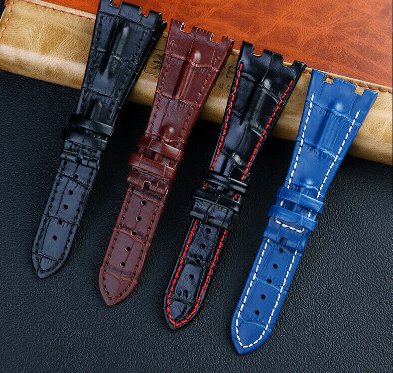 28mm Genuine Leather Strap fit for AP Audemars Piguet Royal Oak Offshore Watch - $18.08 - $23.69