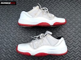 Jordan 11 Retro Low 2012 White Varsity Red 528896-101 Youth Size 6Y - $49.49