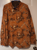 North River Outfitters Mens Buck Bow Hunting Button Up Shirt Long Sleeve... - £14.50 GBP