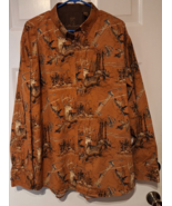 North River Outfitters Mens Buck Bow Hunting Button Up Shirt Long Sleeve... - £14.49 GBP