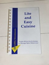 VTG Lite and Easy Cuisine Healthy Investments Cookbook Mississippi Baptist - £10.84 GBP