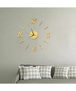 DIY Wall Clocks 3D Mirror Effect Acrylic Nodern Home Decor Clock - £19.60 GBP