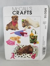 McCall's Crafts Dog Bone Pillow Treat Bag Bed Placemat Sewing Pattern M5016 - $11.28