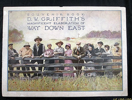 DW GRIFFITH:LILLIAN GISH (WAY DOWN EAST) ORIG, 1920 CAMPAIGN SOUVENIR BOOK - $222.75