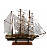 Heritage Mint HANDCRAFTED WOODEN Belem Model Ship W/ Stand  20H x 17.5 - £59.52 GBP