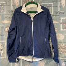 Danskin Now Jacket, Size Large, Blue, Full Zip, Polyester, Pockets - $17.99