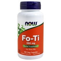 NOW Foods Fo-Ti Herbal Supplement, Ho Shou Wu 560 mg. - 100 Capsules - $11.95