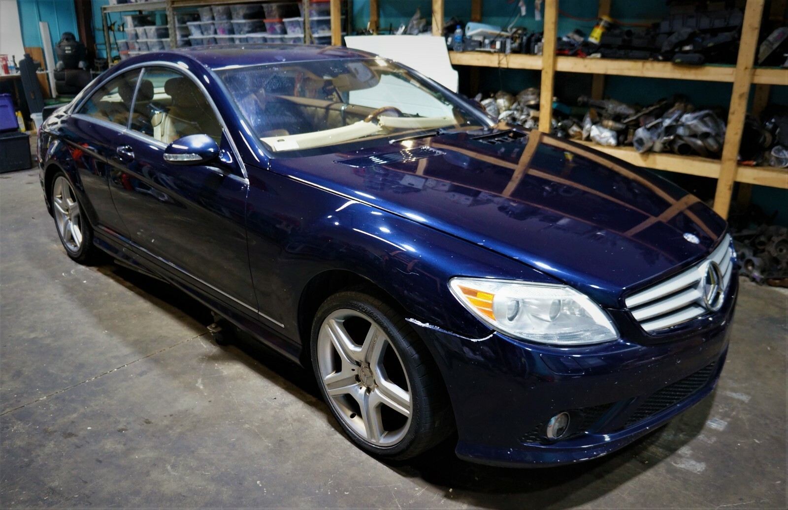 2007-2010 w216 cl550 cl600 cl63 right passenger side rear view door mirror cover Item image 11