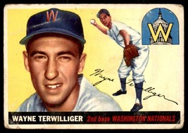 1955 Topps #34 Wayne Terwilliger Low Grade - £7.77 GBP