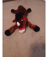 Dan Dee Collector&#39;s Choice 29&quot; Lg Floppy Plush Brown Pony Horse - $17.33