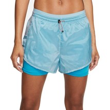 Nike Women&#39;s Clash Tempo Luxe Running Shorts Blue DM7739-494 Size S Small - $50.00