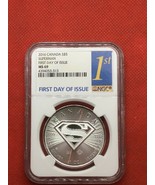 2016-Canada-$5 Superman Coin- 1oz.9999 Silver-MS 69-FIRST DAY OF ISSUE!! - £98.01 GBP