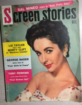 SCREEN STORIES magazine February 1957 Liz Taylor cover - £11.81 GBP