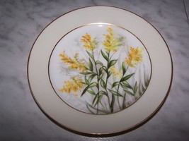 1876-1881 CFH Charles Field Haviland Decorative Desert Dish (mustard plant) 7.5W - £11.99 GBP