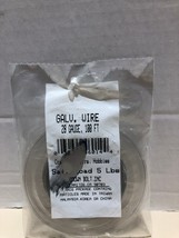 Crown Galvanize Wire 100&#39; 28 Gauge Galvanized 5 lb. Multi Use Hanger Craft - £8.67 GBP