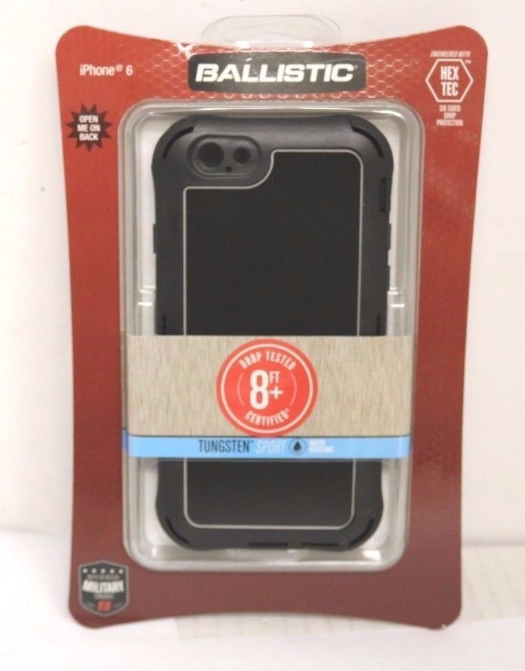 Primary image for Ballistic - Tungsten Sport Case for Apple iPhone 6/6s - Black NEW