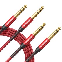 1/4 Inch Cable Guitar Balanced Cable [6.6Ft], 1/4 Trs Jack To 6.35Mm Stereo Audi - £14.41 GBP