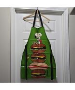 VTG 1965 Snoopy Peanuts Apron Woodstock Hamburgers &amp; Hotdog PVC Adult Gr... - $848.73 MXN