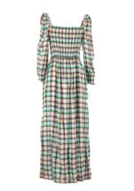 NWT Anthropologie Maeve Cerie in Plaid Smocked Midi Dress S $148 - £53.54 GBP