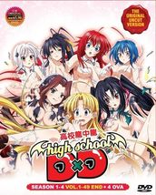 DVD Anime Uncut High School DXD Season 1-4 Series (1-49 End) + 4 OVA English Dub - £71.86 GBP