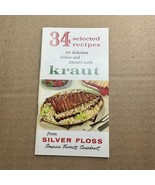 Vintage Silver Floss Kraut Sauerkraut Advertising 34 Selected Recipes Bo... - $22.75