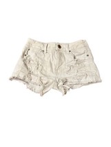 American Eagle White Ripped Super Stretch Women’s Shorts Size 00 - £10.61 GBP