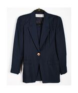 Evan Picone Petites size 2 Navy blue polyester blend lined jacket &amp; skir... - $25.00