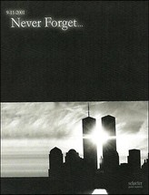 Schecter Guitars 9-11-2001 Never Forget NYC World Trade Center Twin Towers ad - $4.01