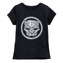 Marvel Black Panther T-Shirt for Girls Size XS (7/8) Black - £15.53 GBP+