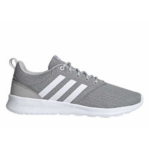 ADIDAS Sneakers Woman’s 8.5 Cloudfoam QT Racer Activewear Athletic Shoes Gray - £48.58 GBP
