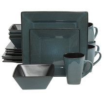 Gibson Elite Kiesling 16-Piece Dinnerware Set, Blue - $2,255.40 MXN