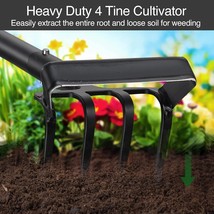  Garden Tool Heavy Duty Scuffle Loop Hula Action Hoe W - £45.50 GBP