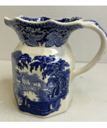 Antique Mason&#39;s Patented Ironstone Blue water Pitcher Jug - €31,71 EUR