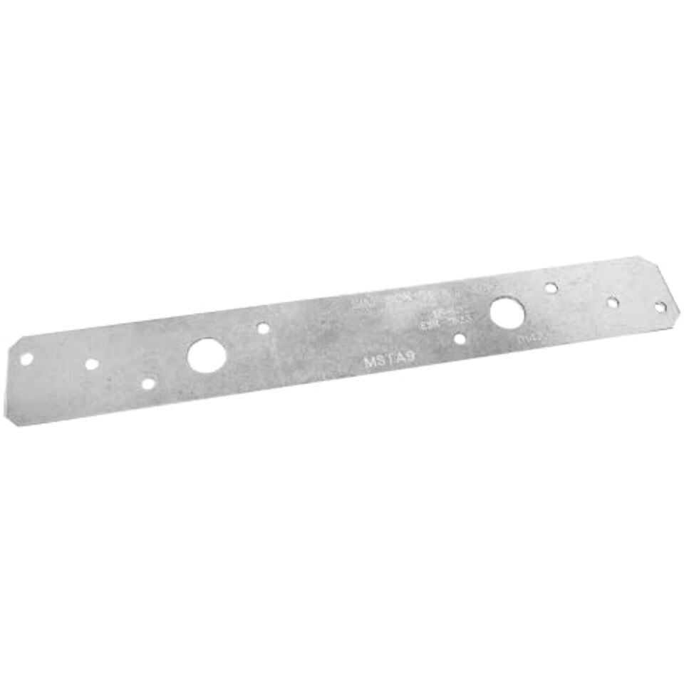 Simpson Strong-Tie MSTA 9-in. 18-Gauge Galvanized Medium Strap Tie - $16.47
