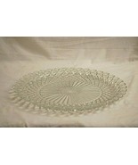 Waterford Clear by Anchor Hocking 14&quot; Sandwich Platter Waffle Design Dep... - $69.29
