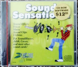 Sound Sensations, PC Cd-Rom, Chestnut Studios. SoundBlaster MP3 &amp; WAV files - £7.12 GBP