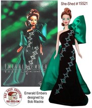 Emerald Embers Barbie Vintage 1997 Jewel Essence Barbie 15521 by Mattel NIB - £39.29 GBP