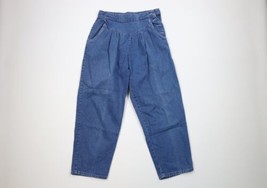 Vintage 70s Levis Juniors Womens Size 9 Distressed Pleated Denim Jeans Blue USA - £39.52 GBP