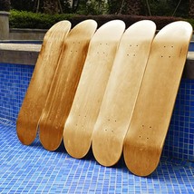 1x 7 Tier Maple  Blank Skated Blank Skate d Deck DIY Hand-painted Longd Deck Sli - £180.42 GBP