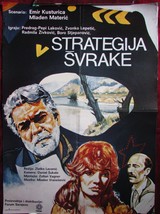 1987 Original Movie Poster Magpie Strategy Strategija Švrake Kusturica L... - £72.25 GBP
