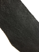 A lot of  TWO authentic Supple Salmon Fish Skins Leather Black - $371.00 MXN