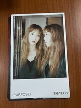 TAEYEON SNSD Official POSTCARD &#39;PURPOSE&#39; Kpop Authentic - €1,71 EUR