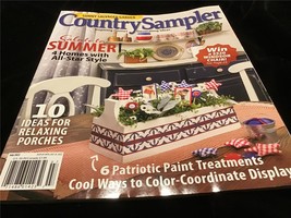 Country Sampler Magazine July 2022 Salute to Summer 4 Homes with All Star Style - $10.00