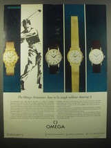 1965 Omega Seamaster Watches Ad - How to Be Tough - £14.72 GBP