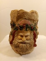 Vintage House of Lloyd Black Forest Christmas Santa Candle Holder 1995- ... - $24.75