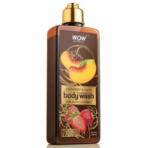 WOW Skin Science Strawberry &amp; Peach Foaming Body Wash - 250ml (Pack of 1) - £15.02 GBP