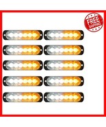 Compact 6 LED Emergency Strobe Lights - 50,000 Hour Lifespan &amp; Easy Inst... - $914.25 MXN