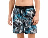 Calvin Klein Men&#39;s Hawaiian Quick-Dry Uv 50+ Tropical-Print 7&quot; Swim Trun... - $26.94