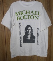 Michael Bolton Concert Tour Shirt Vintage 1994 Summer Tour Single Stitched X-LG - £159.86 GBP